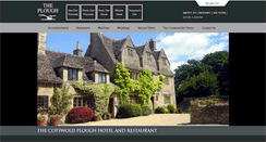 Desktop Screenshot of cotswoldsploughhotel.com